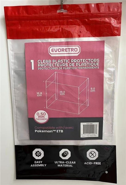 Evoretro PET Gehäuse 1er-Pack für Pokémon ETB Image 7