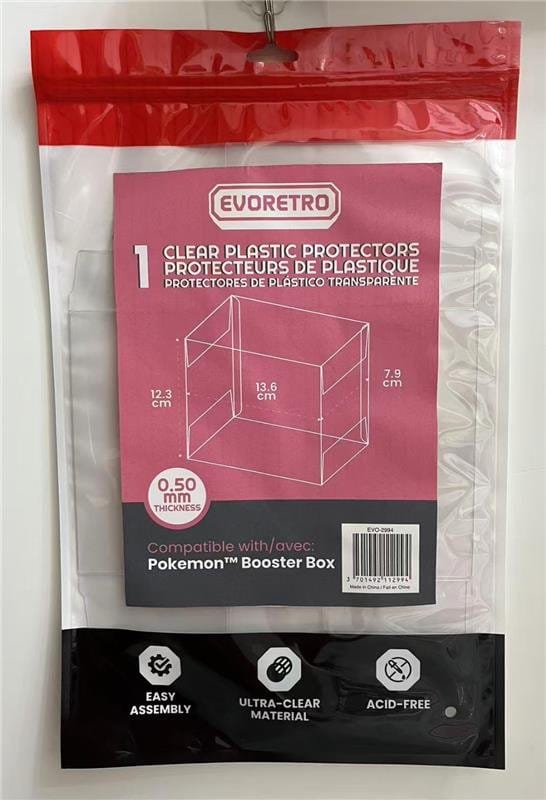 Evoretro PET Gehäuse 1er-Pack für Pokémon Booster Box Image 5