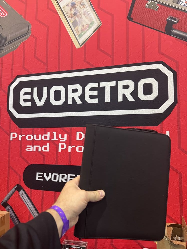 Evoretro Topload Album 2x2 160 Karten Schwarz 24,4 x 19,1 cm Image 3