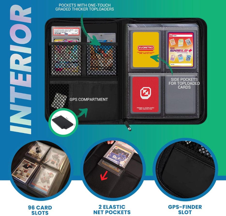 Evoretro Shield+ Topload Album Compact 96 Karten Black Image 4