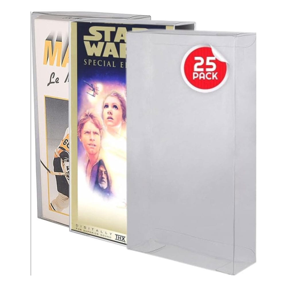 PET Gehäuse 25er-Pack für VHS Kassetten Image 1