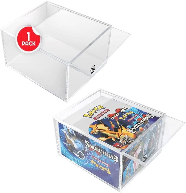 Evoretro Acryl Display Case für Booster Boxen / Elite Trainer Boxes Ver. 1 with Sliding Lid Image 1
