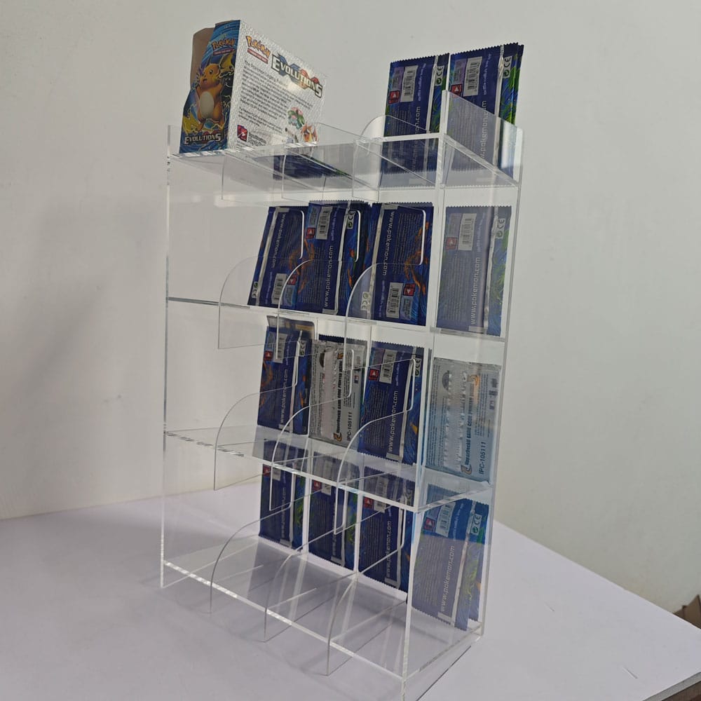 Acryl Verkaufsdisplay / Thekendisplay für Trading Card Booster Packs Image 2
