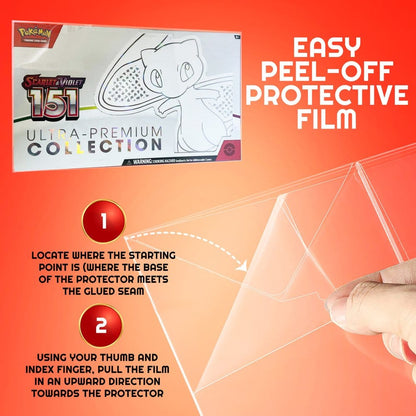 Evoretro PET Gehäuse 2er-Pack für Pokémon 151 Karmesin & Purpur Ultra-Premium-Kollektion Box Image 7