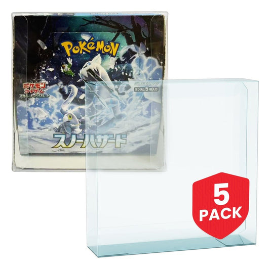 Evoretro PET Gehäuse 5er-Pack für Pokémon Japanische Booster Box Groß Image 1