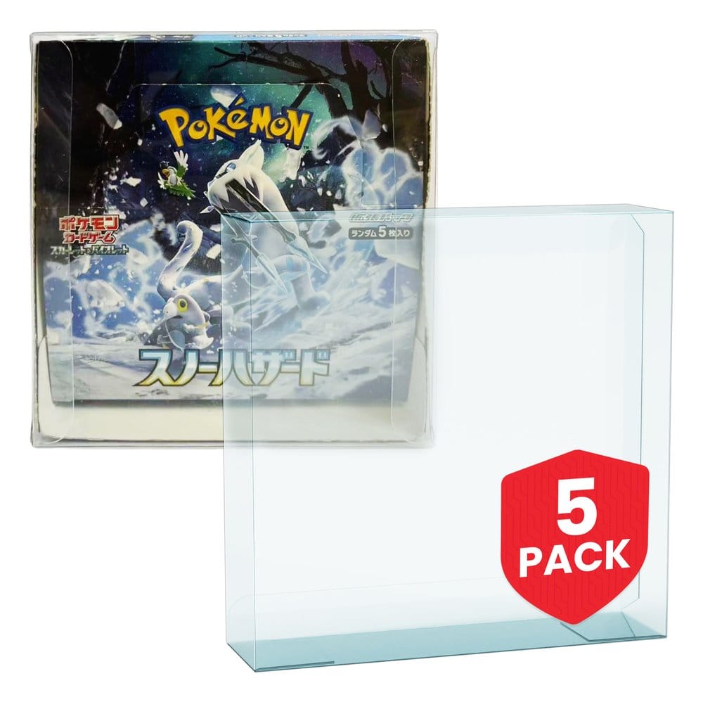 Evoretro PET Gehäuse 5er-Pack für Pokémon Japanische Booster Box Groß Image 1