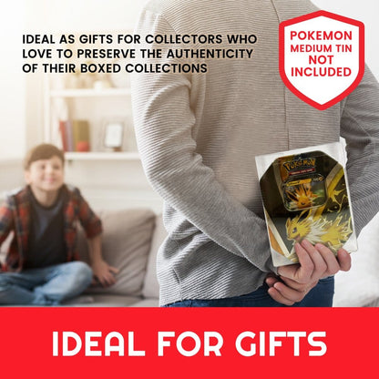 Evoretro PET Gehäuse 5er-Pack für Pokémon Medium Tins 12x8x15cm Image 5