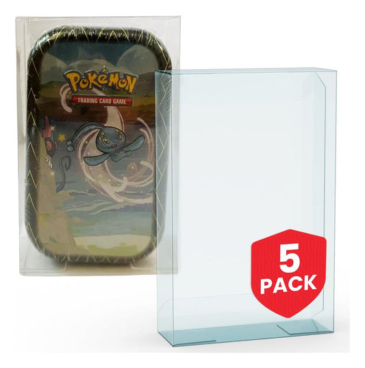 Evoretro PET Gehäuse 5er-Pack für Pokémon Small Tins 8x3x13cm Image 1