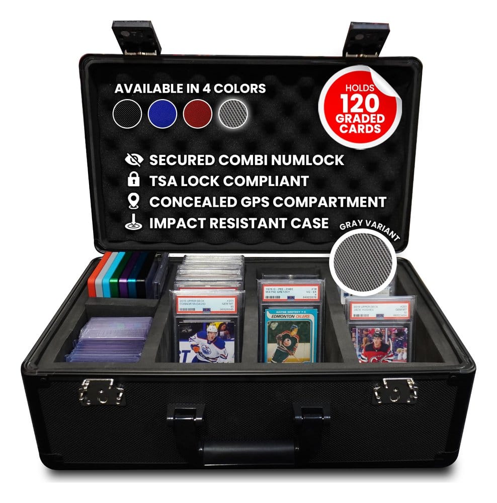 Evoretro Trading Card Aufbewahrungsbox für 120 Karten XL Grau Image 1