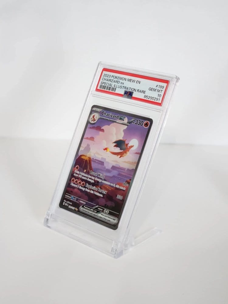 Evoretro Display Ständer 5er-Pack für Graded Cards Slabs Transparent Image 4