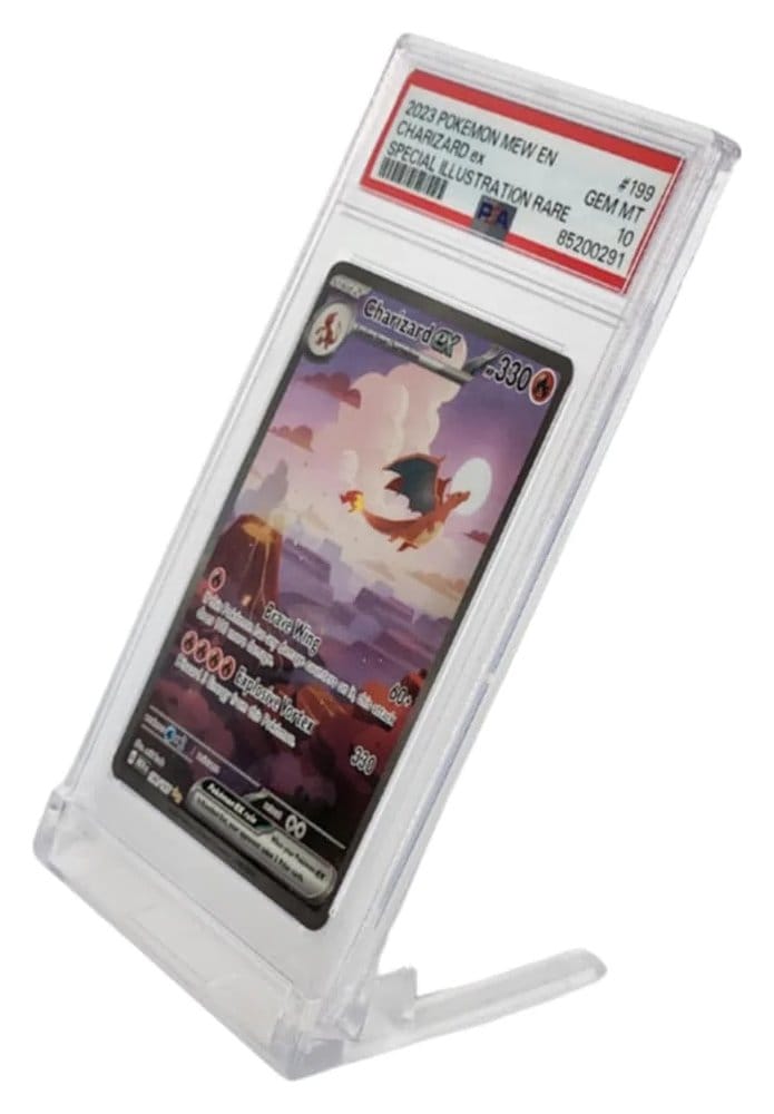 Evoretro Display Ständer 5er-Pack für Graded Cards Slabs Transparent Image 5