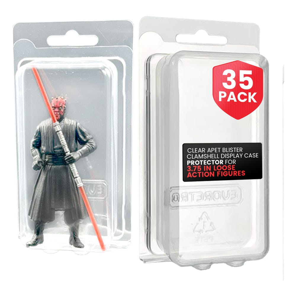 Clamshell PET Gehäuse 35er-Pack für Actionfiguren XL Image 1