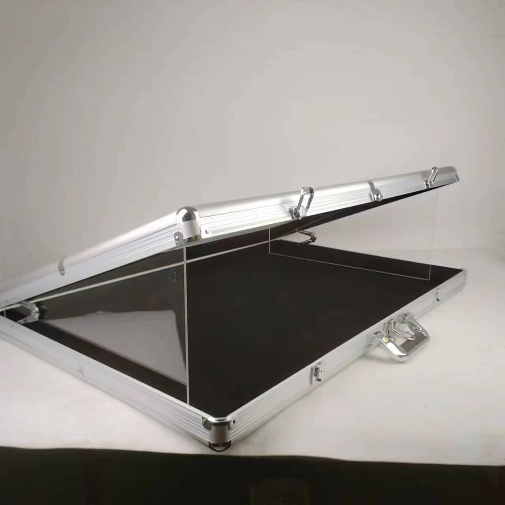 Evoretro Aluminum Display Case Transparent Image 1