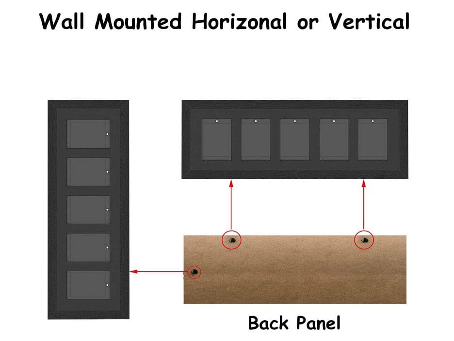 Evoretro Displayrahmen für 5 PSA Graded Cards Image 3