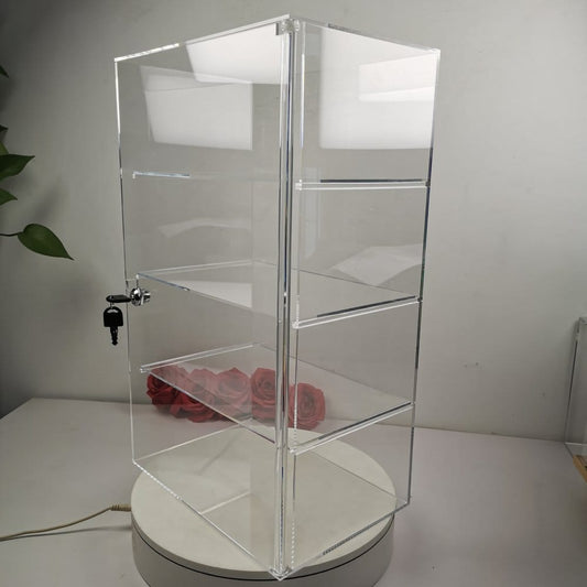 Evoretro 4-stufige abschließbare Acryl-Thekenvitrine Image 1