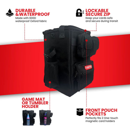 Evoretro Trading Card Rucksack Black Image 3