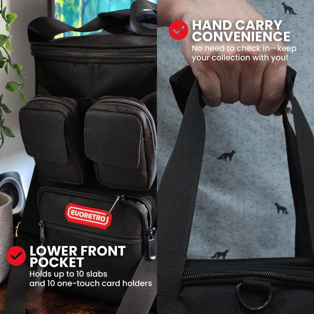 Evoretro Trading Card Rucksack Black Image 4