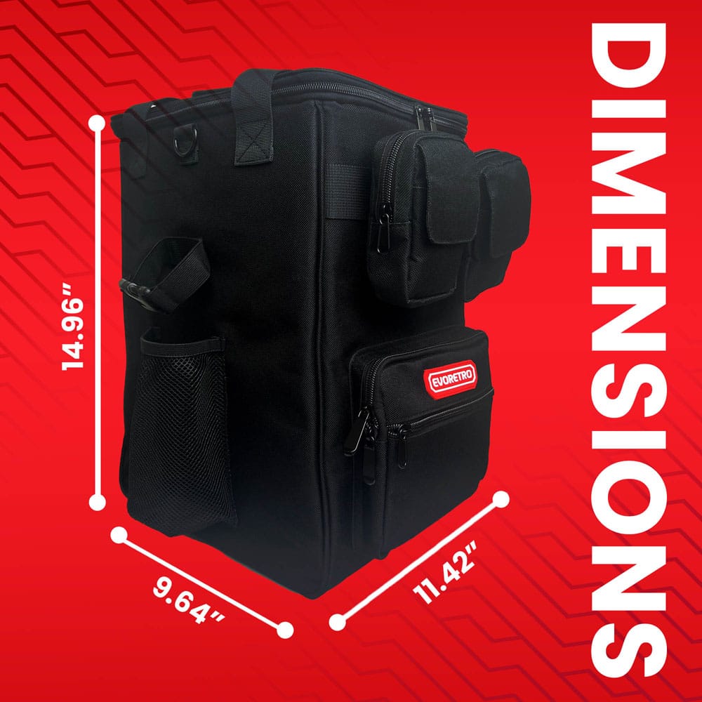 Evoretro Trading Card Rucksack Black Image 5