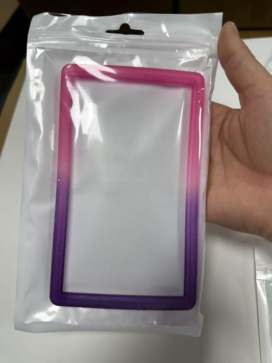 Evoretro Bumper für PSA gegradete Karten-Slab Gradient Pink-Purple Glitter Image 1