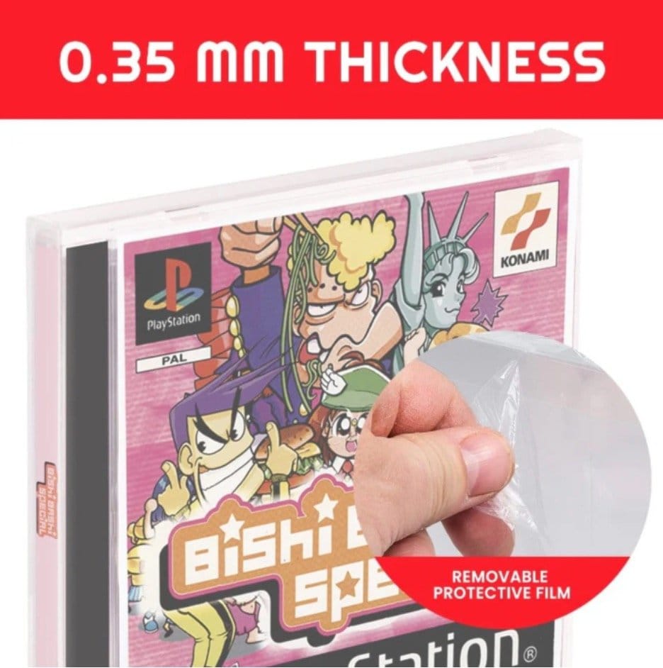 PET Gehäuse 25er-Pack für Nintendo PS1/Single CD/Dreamcast (Jewel Case) Games Image 3