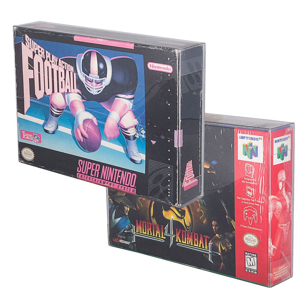 PET Gehäuse 25er-Pack für Super Nintendo/Nintendo 64/SNES/N64 Spiele Image 7