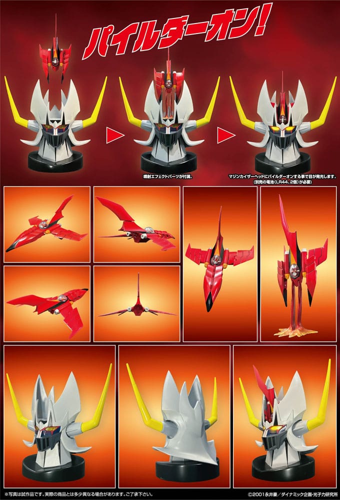 Mazinger Diecast Actionfigur Metal Action Kaiser Pilder Renewal Ver. Image 2