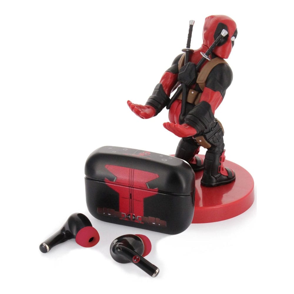 Marvel Holdems Mini-Halter & Kabellose Kopfhörer Deadpool mit TWS Buds Pro 10 cm Image 1