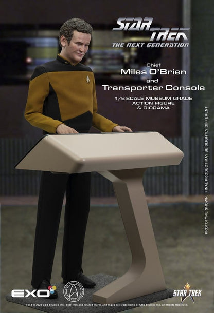 Star Trek: Das nächste Jahrhundert Actionfigur 1/6 Chief Miles O'Brien with Transporter Console 30 cm Image 5