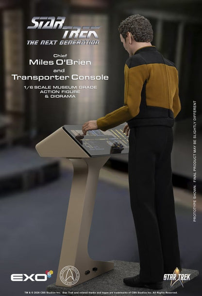 Star Trek: Das nächste Jahrhundert Actionfigur 1/6 Chief Miles O'Brien with Transporter Console 30 cm Image 6