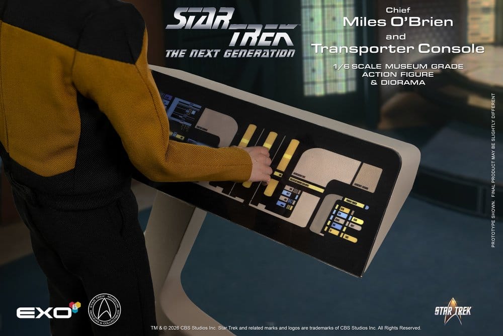 Star Trek: Das nächste Jahrhundert Actionfigur 1/6 Chief Miles O'Brien with Transporter Console 30 cm Image 7