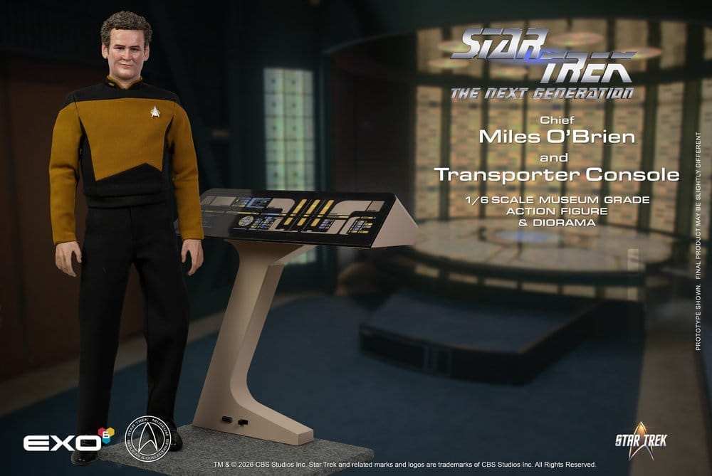 Star Trek: Das nächste Jahrhundert Actionfigur 1/6 Chief Miles O'Brien with Transporter Console 30 cm Image 8