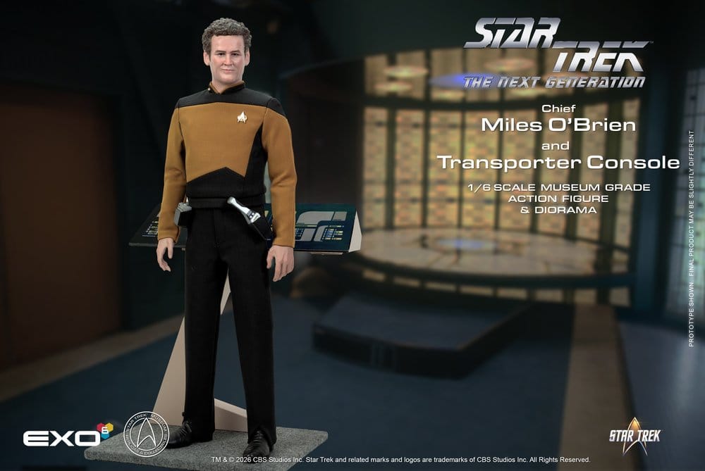 Star Trek: Das nächste Jahrhundert Actionfigur 1/6 Chief Miles O'Brien with Transporter Console 30 cm Image 10