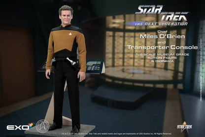 Star Trek: Das nächste Jahrhundert Actionfigur 1/6 Chief Miles O'Brien with Transporter Console 30 cm Image 10
