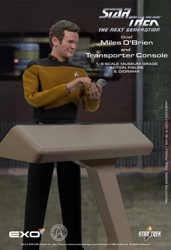 Star Trek: Das nächste Jahrhundert Actionfigur 1/6 Chief Miles O'Brien with Transporter Console 30 cm Image 11
