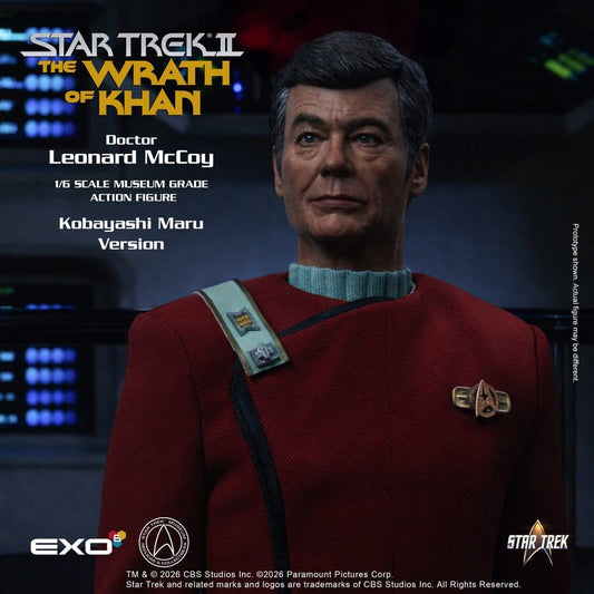 Star Trek II: Der Zorn des Khan Actionfigur 1/6 Dr. Leonard McCoy Kobayashi Maru Version 30 cm Image 2