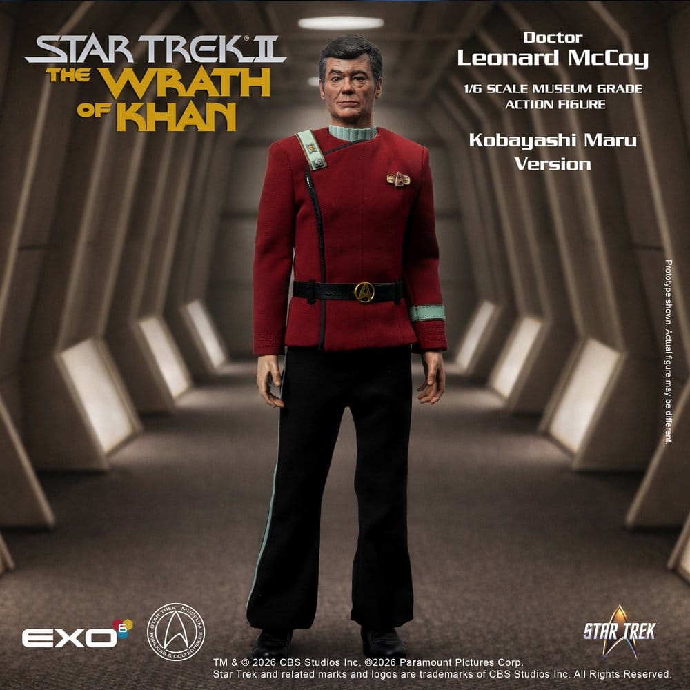 Star Trek II: Der Zorn des Khan Actionfigur 1/6 Dr. Leonard McCoy Kobayashi Maru Version 30 cm Image 3