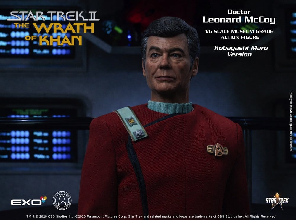 Star Trek II: Der Zorn des Khan Actionfigur 1/6 Dr. Leonard McCoy Kobayashi Maru Version 30 cm Image 5
