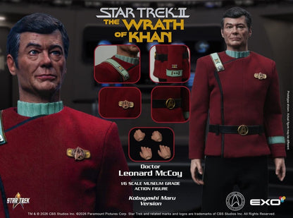 Star Trek II: Der Zorn des Khan Actionfigur 1/6 Dr. Leonard McCoy Kobayashi Maru Version 30 cm Image 7