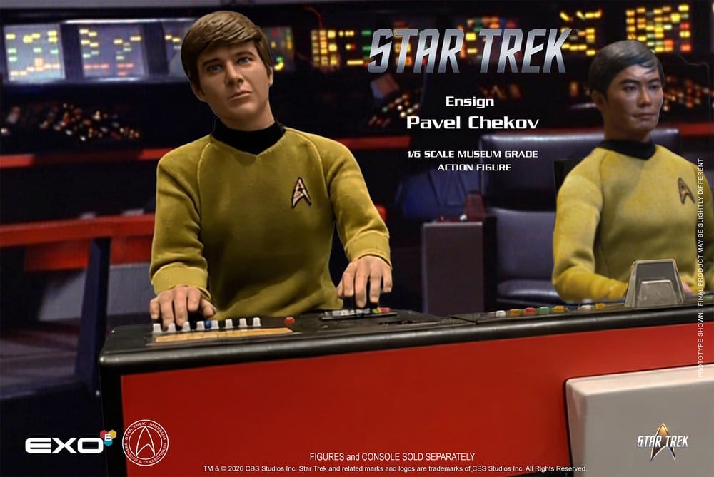 Star Trek: Die Original-Serie Actionfigur 1/6 Ensign Pavel Chekov 30 cm Image 12