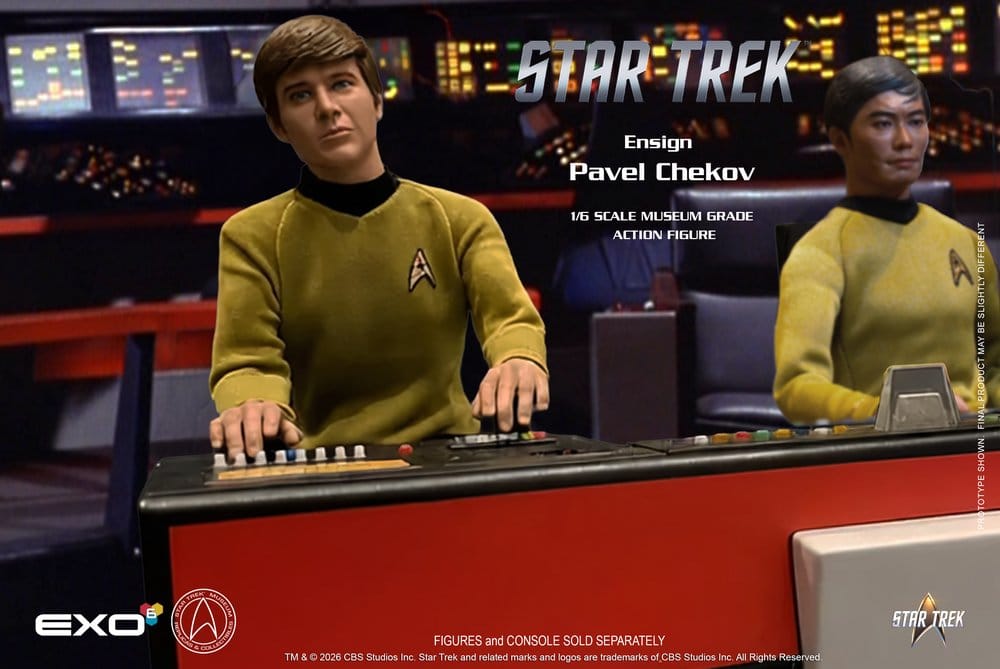 Star Trek: Die Original-Serie Actionfigur 1/6 Ensign Pavel Chekov 30 cm Image 20