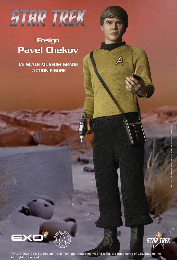 Star Trek: Die Original-Serie Actionfigur 1/6 Ensign Pavel Chekov 30 cm Image 22