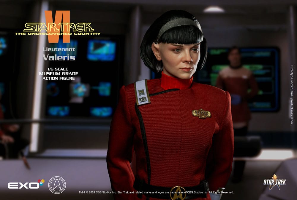 Star Trek VI: Das unentdeckte Land Actionfigur 1/6 Lieutenant Valeris 28 cm Image 3