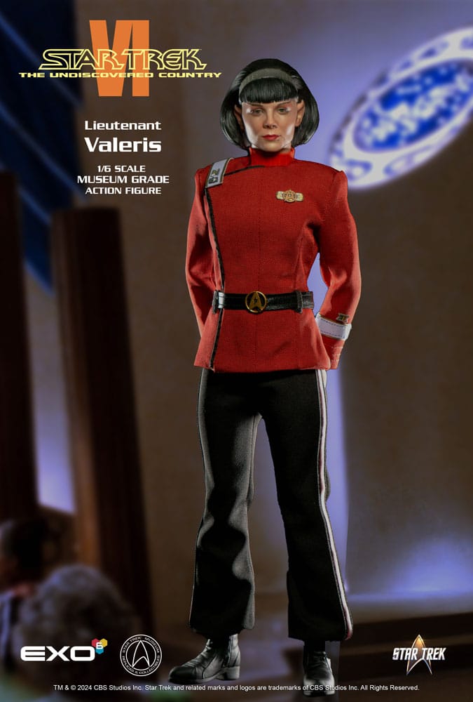 Star Trek VI: Das unentdeckte Land Actionfigur 1/6 Lieutenant Valeris 28 cm Image 4