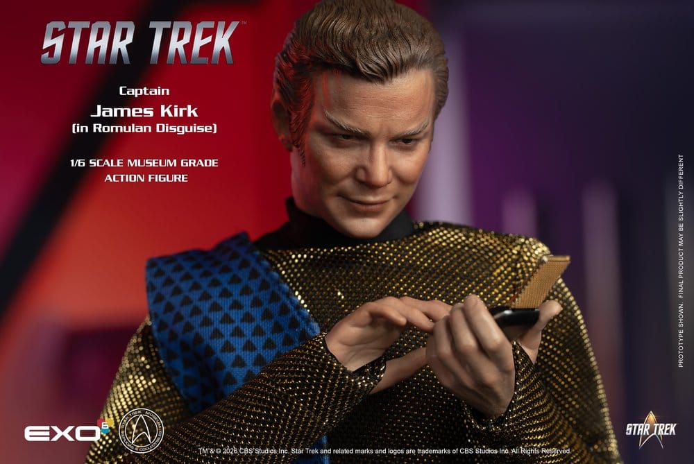 Raumschiff Enterprise Actionfigur 1/6 Captain James T. Kirk (Romulan Disguise) 29 cm Image 4