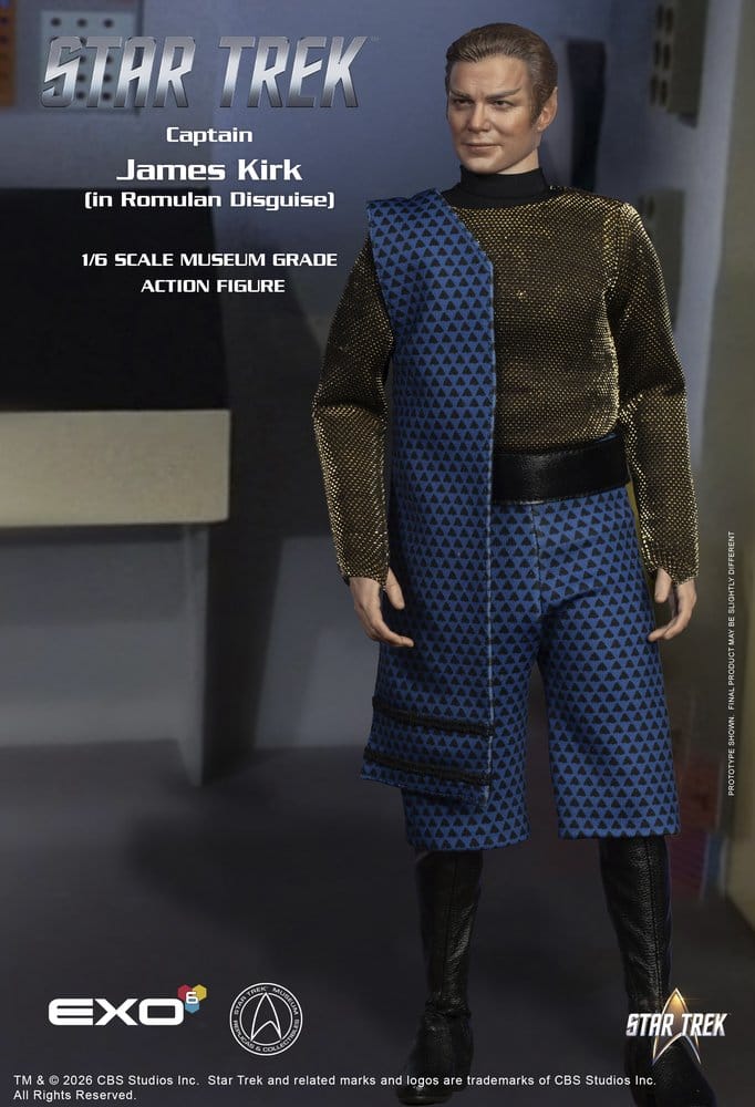 Raumschiff Enterprise Actionfigur 1/6 Captain James T. Kirk (Romulan Disguise) 29 cm Image 6