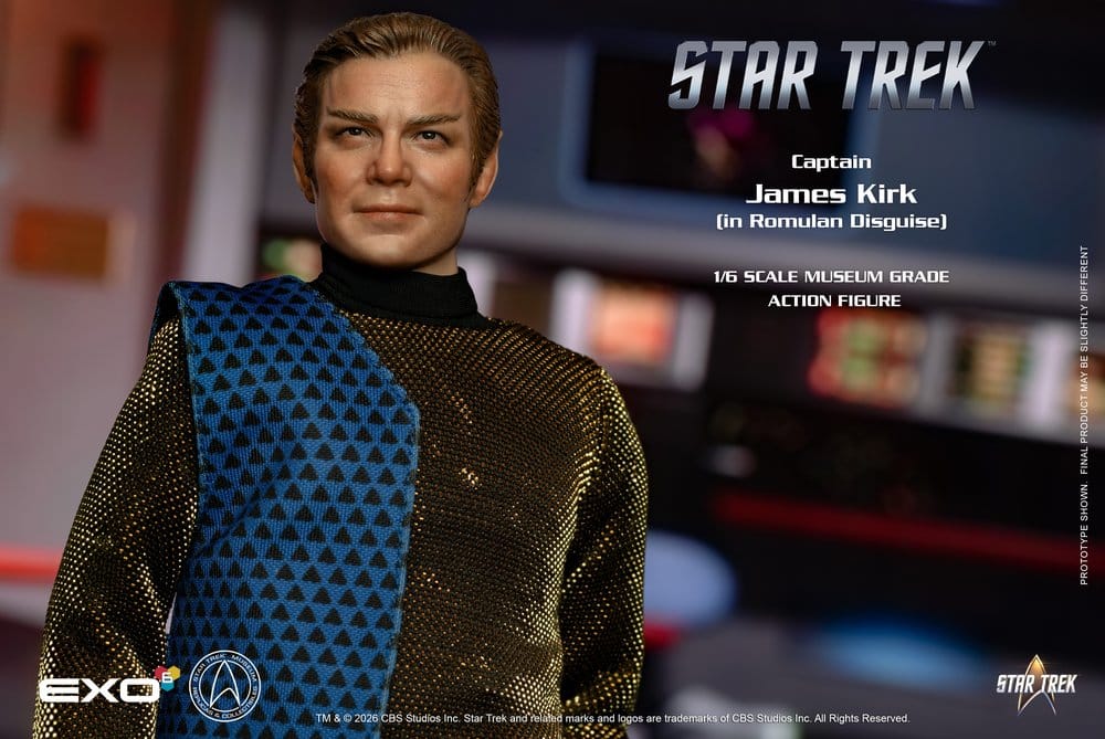 Raumschiff Enterprise Actionfigur 1/6 Captain James T. Kirk (Romulan Disguise) 29 cm Image 7