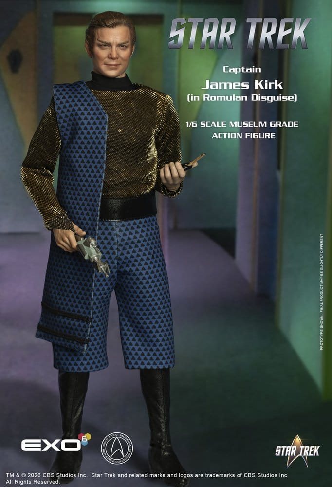 Raumschiff Enterprise Actionfigur 1/6 Captain James T. Kirk (Romulan Disguise) 29 cm Image 8