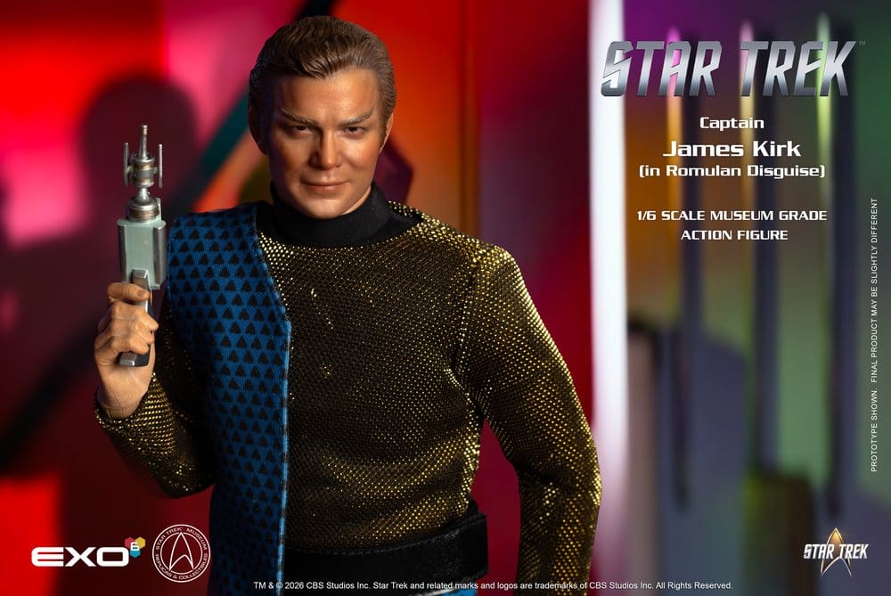 Raumschiff Enterprise Actionfigur 1/6 Captain James T. Kirk (Romulan Disguise) 29 cm Image 10