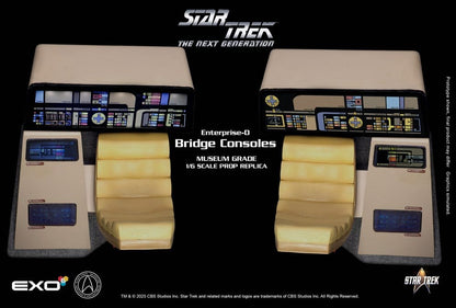 Star Trek: The Next Generation Replik 1/6 Enterprise-D Bridge Consoles Set Image 2