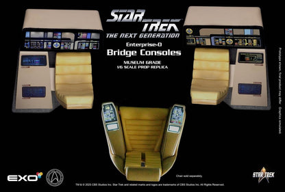 Star Trek: The Next Generation Replik 1/6 Enterprise-D Bridge Consoles Set Image 3